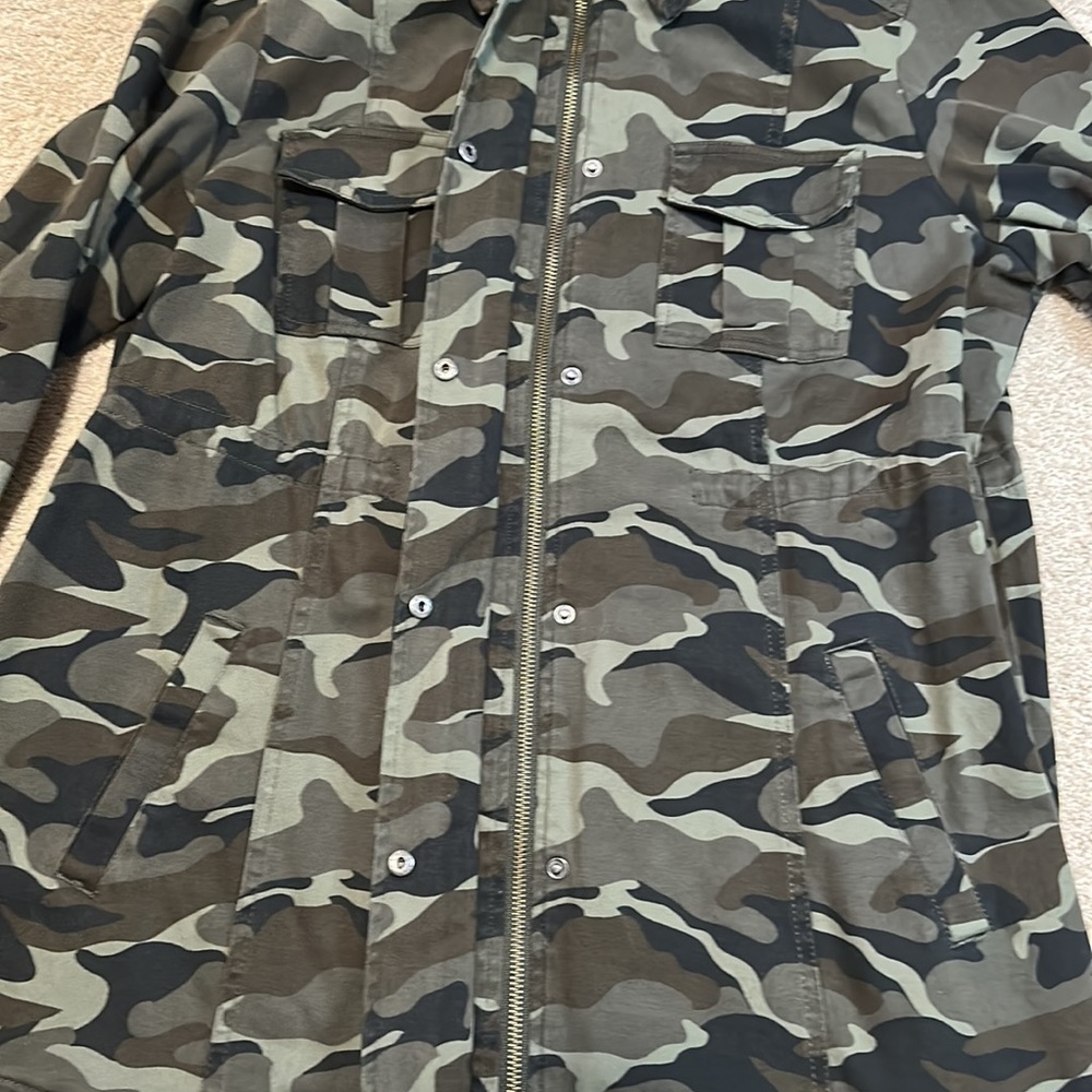 Torrid Camo Twill Anorak Utility Jacket 0 - Picture 7 of 12